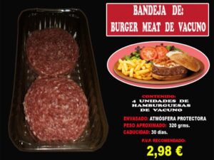 BURGER MEAT DE VACUNO