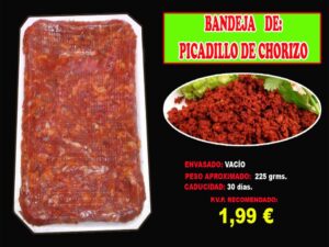 PICADILLO DE CHORIZO