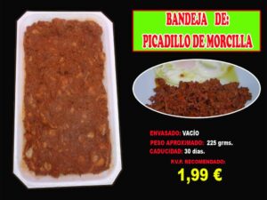 PICADILLO DE MORCILLA