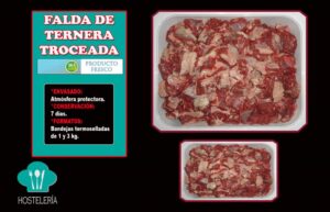 FALDA TROCEADA